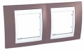 Rám. 2x U.Plus pol MGU6004876  mauv