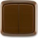 Spínač 6+6 IP44 3558A-52940 H   TAN