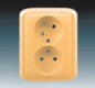Dvojzásuvka    5513A-C02357 D  TAN