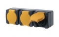 Zás. 3x Schuko Iso-Panzer 4323 IP44