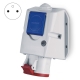 Zás.nást. IP44 32A 3p  513.3257-FF