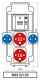 Zásuvková kombinace ROS 5/I-55  jis