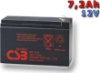 Akumulátor CSB GP1272F2  12V/7,2Ah