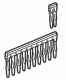 Propojovací hřeben 10x5mm 37501 LEG